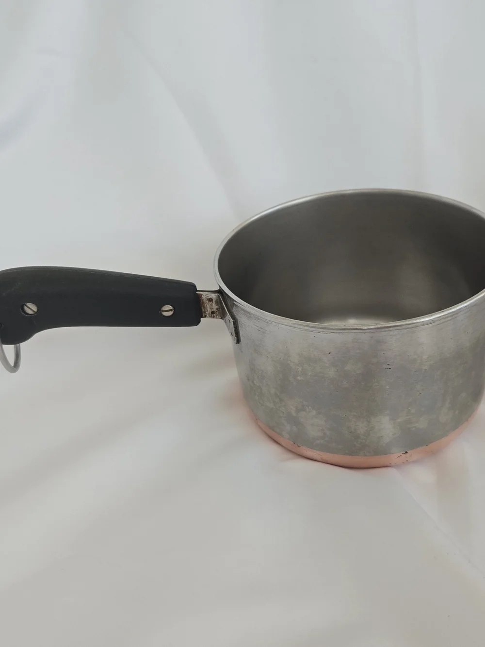 Revere Ware 1.5 Qt Copper Clad Bottom Stainless Steel Pot Sauce Pan Made in USA